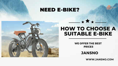 How to Choose a Suitable E-Bike