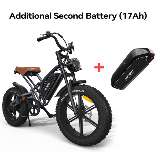 Jansno X50 Fat Tire Elektrofahrrad für Erwachsene, 750 W Motor, 48 V 14AH Abnehmbare Batterie