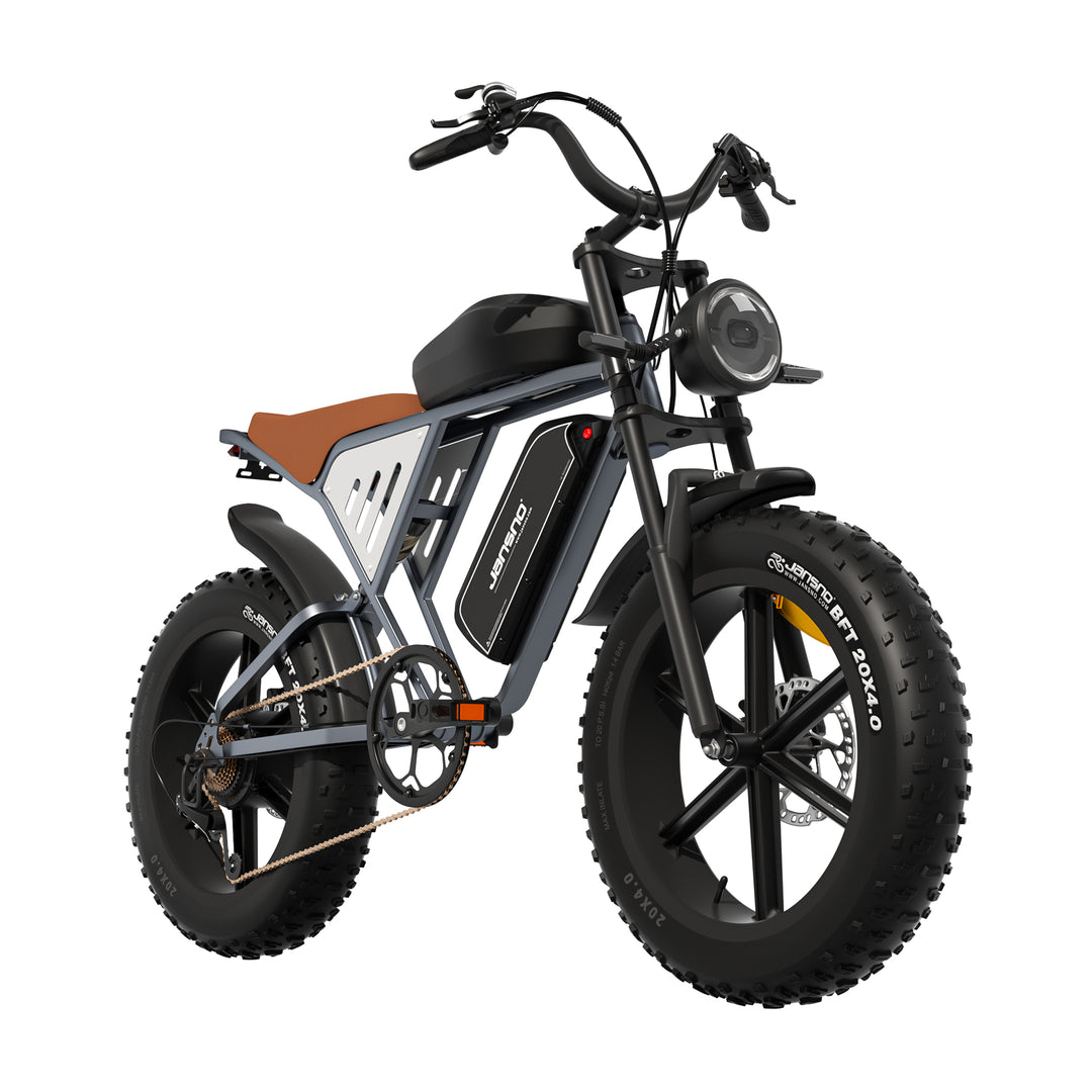 JANSNO X70 Off Road Electric Bike for Adults, 48V 34Ah Dual Battery, 750W Powerful Motor