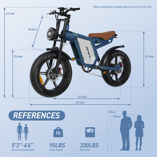 JANSNO X60 - Disco hidráulico de doble motor, hasta 1500 W de potencia, batería de 48 V y 23 Ah y 80 millas de largo alcance