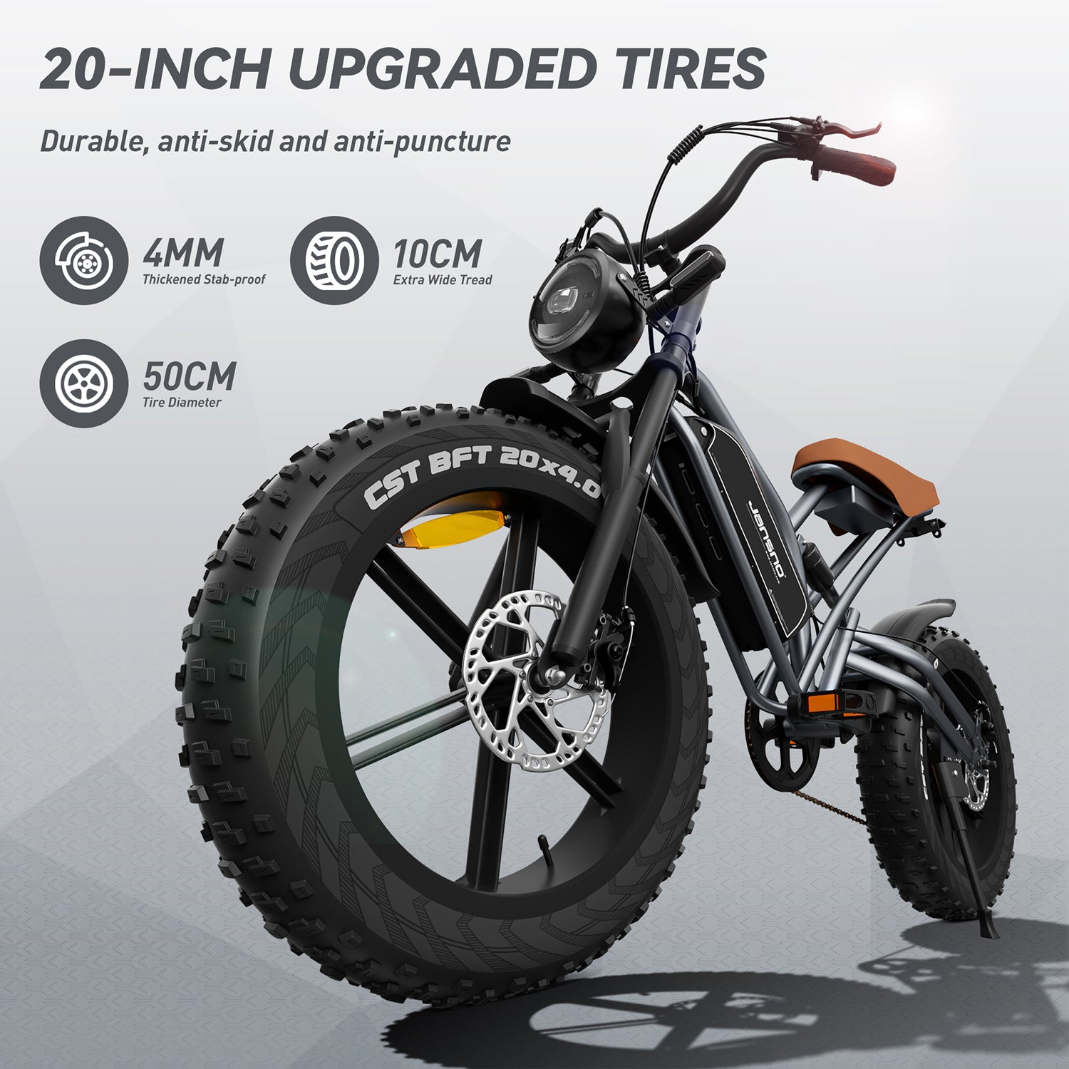 Wide tire electric bike sale