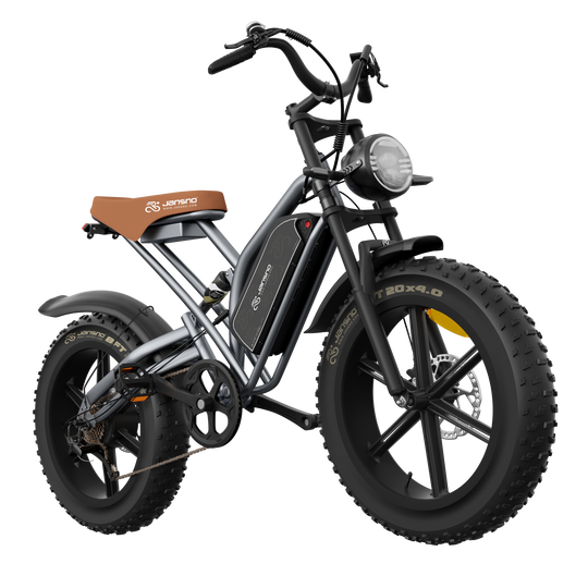 Jansno X50 Elektrofahrrad 20" x 4.0 Elektrofahrrad für Erwachsene mit 750W Brushless Motor 48V 12.8Ah Wechselbarer Akku Ebike Mountainbike