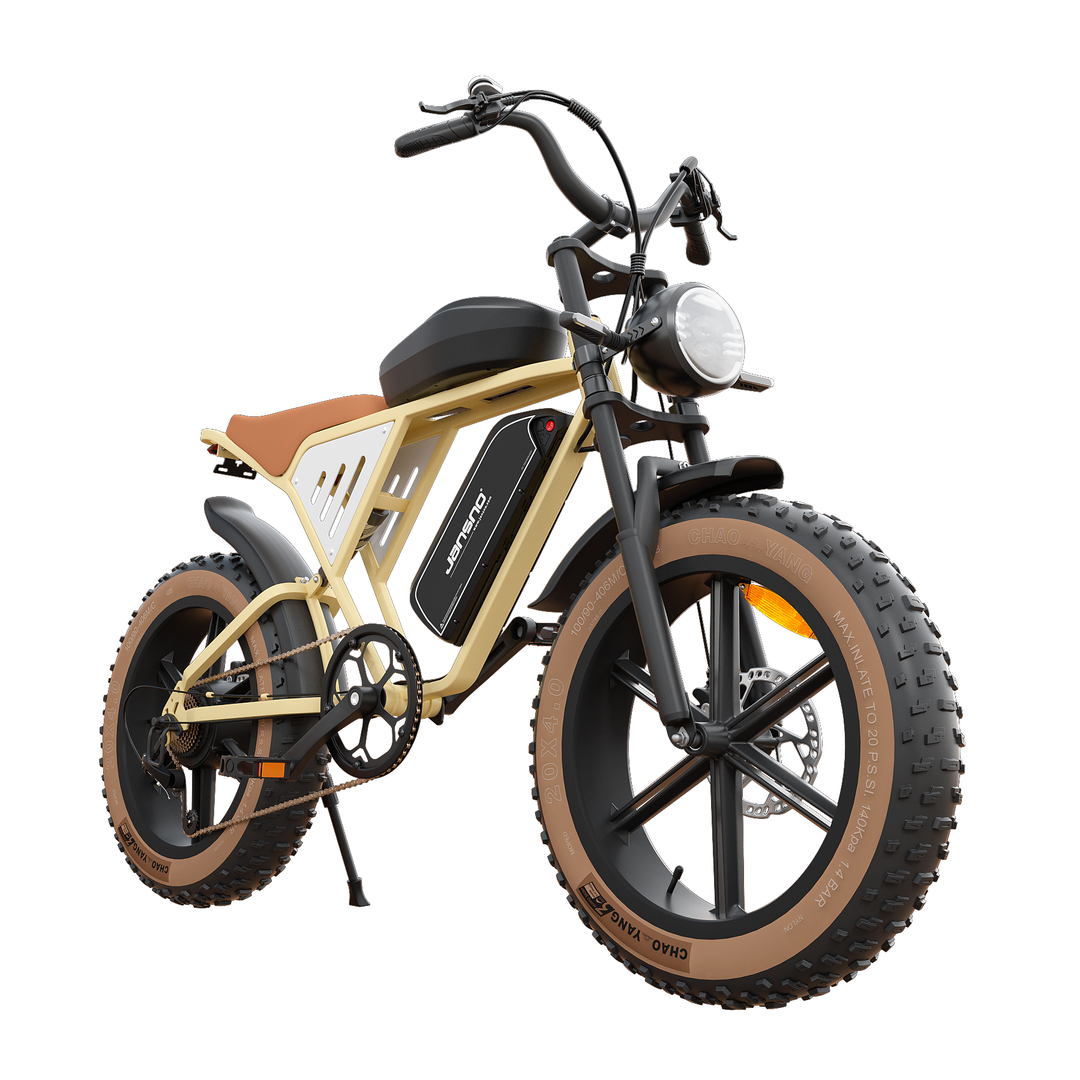 JANSNO X70 Off Road Electric Bike for Adults, 48V 34Ah Dual Battery, 750W Powerful Motor